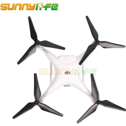 9450S Full Carbon Fiber Propellers Self-tightening Props with Propeller Mounts for DJI Phantom 4/ PRO/ ADVANCED