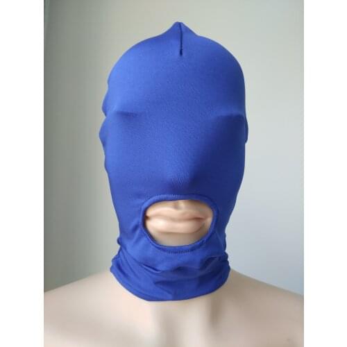Halloween Mask Cosplay Costumes spandex hood open mouth Adult unisex Zentai Costumes Party Accessories