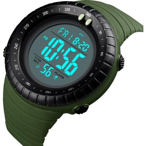 SKMEI Brand Men Outdoor Sports Watches Dive Swim Fashion Digital Watch Waterproof Military Wristwatches Relojes Male Clock