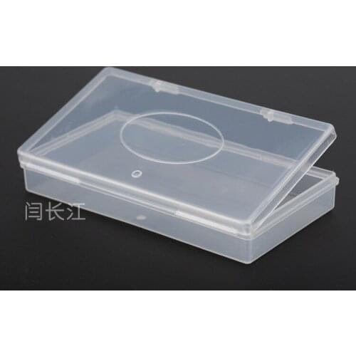 F118 Transparent Parts Box Plastic Box Pp Rectangular Box Small Sample Box