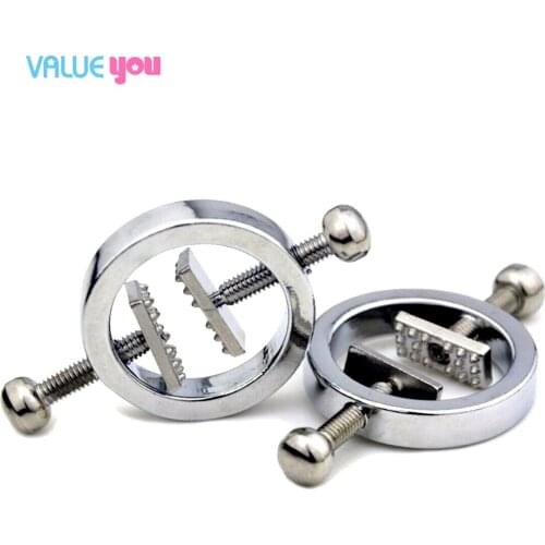 Metal nipples clip bdsm tool couple flirting spring tit clip sex slave SM sex toy
