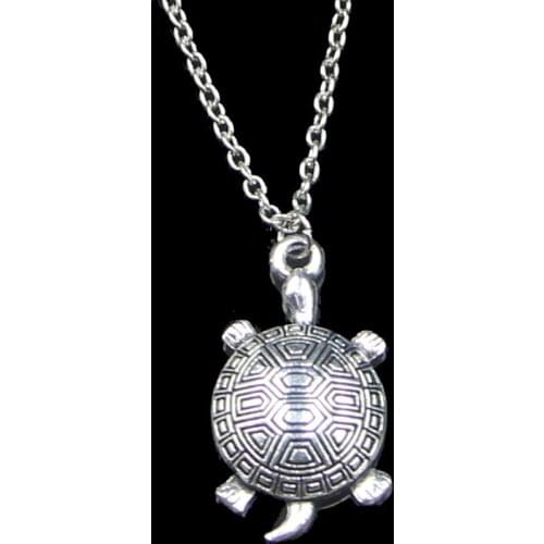 Fashion 34*28mm Tortoise Turtle Sea Pendant Necklace Link Chain For Female Choker Necklace Creative Jewelry party Gift