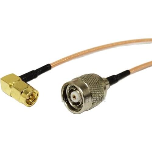 New Modem Connexion Cable SMA Male Plug Right Angle To RP-TNC Male Plug Connector RG316 Cable 15CM 6inch Adapter RF Pigtail