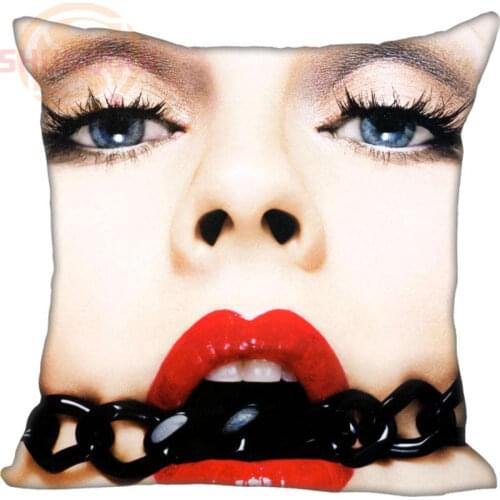 New Christina Aguilera Pillowcase Wedding Decorative Pillow Case Customize Gift For Pillow Cover 35X35cm,40X40cm(One Sides)