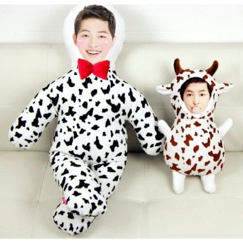 New Hot Photo customization cattle Plush Toys Dolls Stuffed Animal Pillow Sofa Car Decorative Creative Birthday Gift