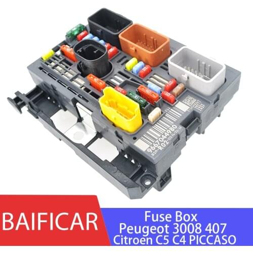 Baificar Brand New Genuine BSI Under Bonnet Fuse Box BSM R02 R19 9667044980 REF1847 For Peugeot 3008 407 Citroen C5 C4 PICCASO