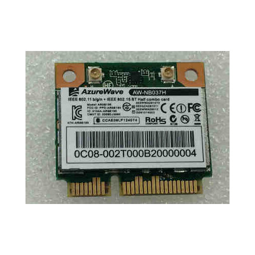 Wholesale New Atheros AR5B195 AzureWave AW-NB037H AR9285 Half Mini PCI-E WIFI + for Bluetooth-compatible 3.0 Wireless Card