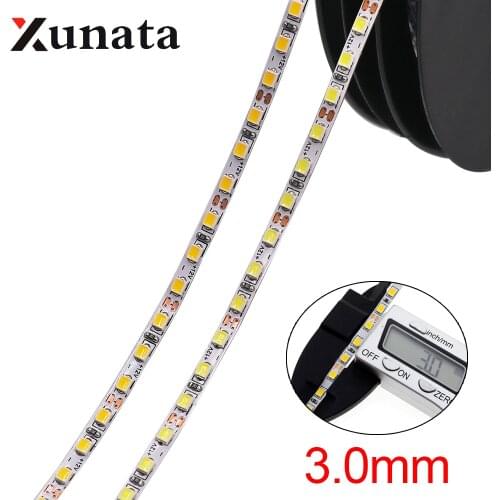 Width 3mm SMD 2025 LED Strip DC 12V Super Brighter 168 LEDs/m Flexible Tape LED Light Lamp Advertising Lighting 5m