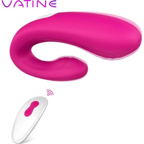 VATINE Bendable Clitoris Vagina Stimulator Vibrator Couple Share G-spot Vibrator Sex Toys for Women