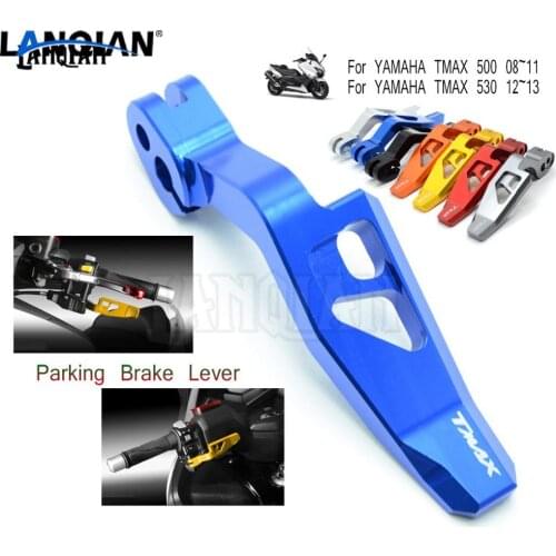 High Quality For Yamaha TMAX 500 2008-2011 T-MAX 530 2012-2016 XP530 CNC Motorcycle Parking Brake Lever Free shipping 7 COLOR