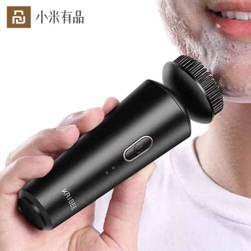 Youpin Kubi Mens Electric Face Cleaning Brush Deep Face Care Cleanser IPX7 Type-C Charging Face Cleansing Brush