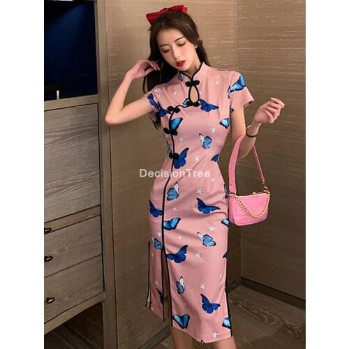 2021 chinese dress wedding party cheongsam oriental evening dress chinese style women elegant qipao vestido elegant party dress