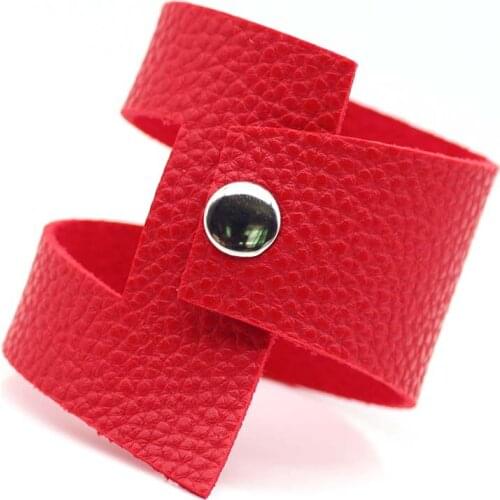 2021 Crack Leather Bracelets Women Fashion Vintage Bangles chakra bracelet jewelry handmade Leather Jewellery Cool Wholesale