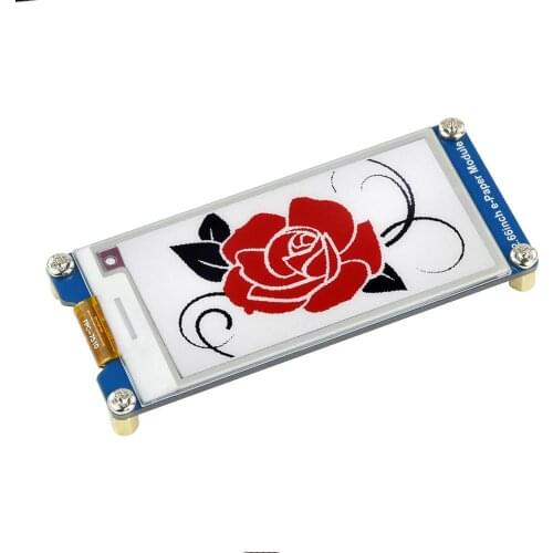 2.66 Inch SPI Interface Red/Black/White 3-Color E-ink E-Paper Display Screen Module for Raspberry Pi 3 4 for Arduino STM32