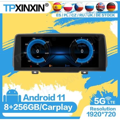8+ 256GB Carplay Radio Receiver Android 11 For BMW X3 2018 2018 2019 2020 Audio Stereo GPS Navigation Video Player IPS Head Unit