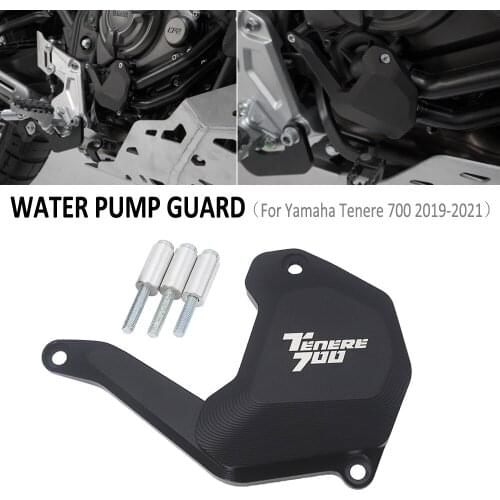For Yamaha Tenere 700 2019 2020 2021 Motorcycle ALUMINIUM Water Pump Protection Guard Covers T7 Tenere700 Rally XT690Z XTZ690