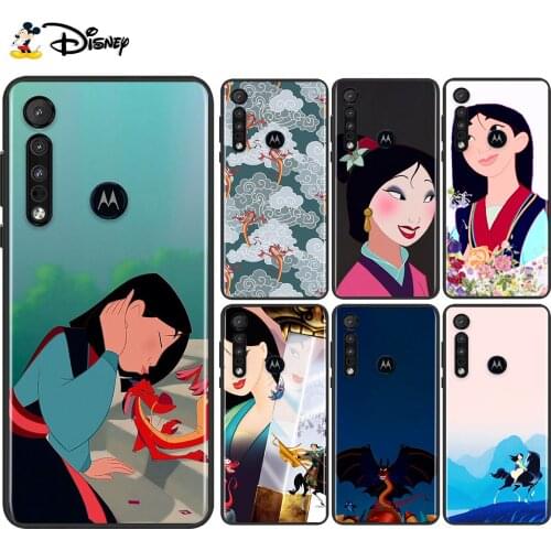 Anime cartoon Mulan For Motorola Edge G Stylus ONE Fusion Marco Hyper G9 G8 E7 E6 Plus PLAY Power Lite Phone Case