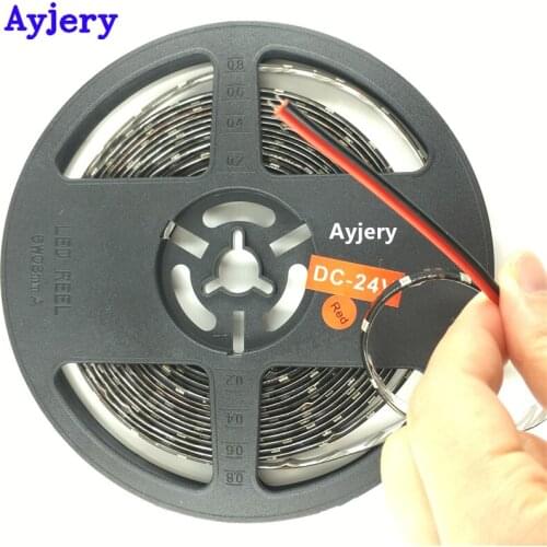 AYJERY 24VDC 2Rolls 5M Flexible 3528 1210 300 LED IP65 Waterproof Led Strip Light Car LED TV Home Led Light Decorative Lamp Tape