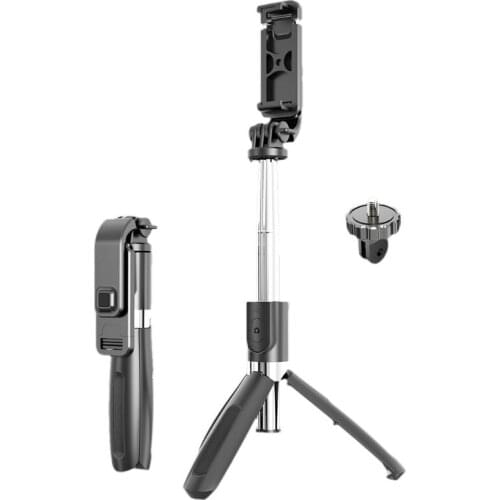 Wireless Bluetooth Selfie Stick with Tripod Foldable Monopod for iPhone An-droid