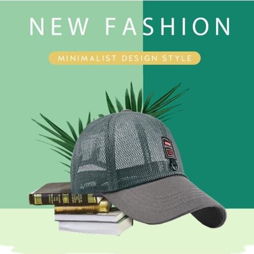 New Hollow Design Women Baseball Cap Outdoor Letters Embroidery Sun Hats Summer Sports Mens Snapback Cap Headwear Hat Wholesale