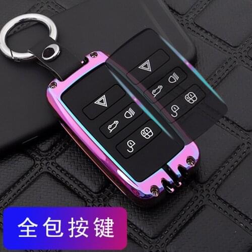 Car Key Case Cover Shell Fob For Land Rover Discovery 4 5 Freelander 2 Range Rover Sport 2020-22 Accessories Key Case For Car