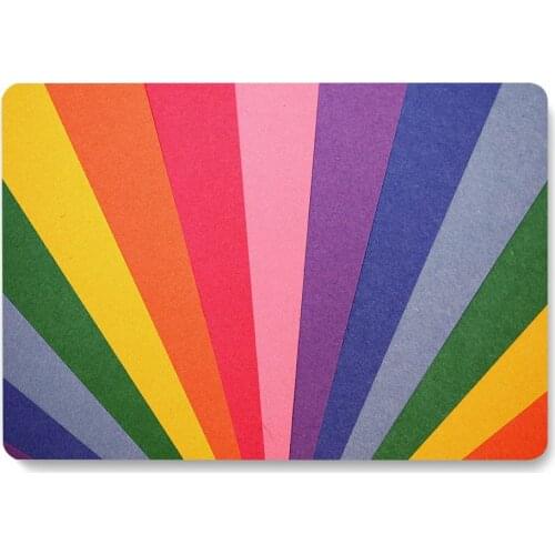 Vintage Colorful Rainbow Pattern Laptop Case For MacBook Pro Retina Air 12 13.3 15inch New Pro 16 Cover Shell