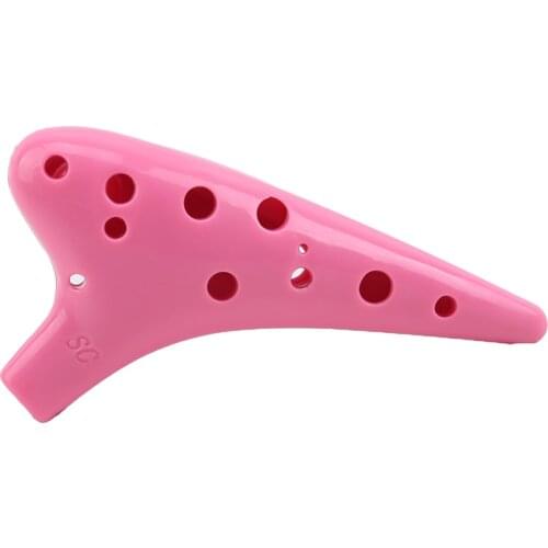 Childrens Musical Instruments For Beginners 12 Hole Plastic Household childrens Early Education Music Alto Anti Fall Ocarina
