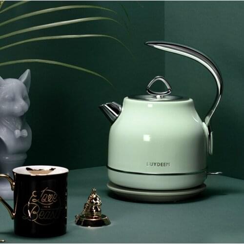 High Quality Travel Water Kettle Green Stainless Steel Kettle Electric Automatic Power Off Hervidor De Agua Kitchen Tools EB50WK