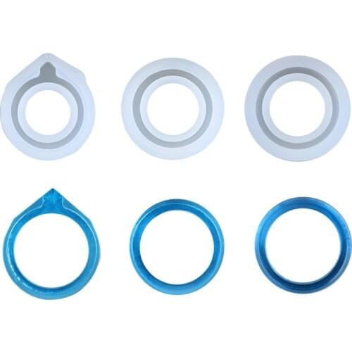 Resin Molds For Jewelry Rings Silicone Casting Molds For DIY Resin Rings Jewelry Silicone Mold Tools For Clay Epoxy Resin