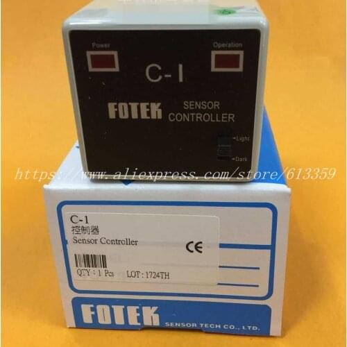 C-1-220V C-1-24V FOTEK Sensor Controller With Base 100% New & Original