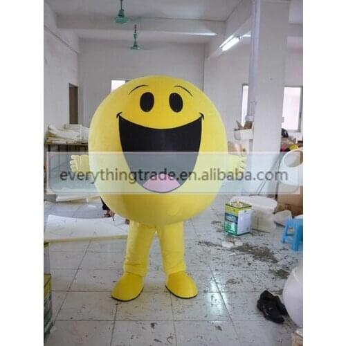 Hot sale Cute Adult cute big mouth yellow doll mascot fancy dress suit costumes cartoon party costumes adult size