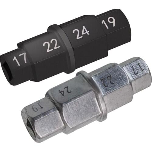 New Motorcycle Front Wheel 4 in 1 Axle Hex Spindle Driver Socket Removal Tool 17mm 19mm 22mm 24mm