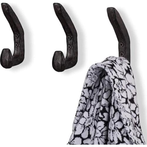 American Country Design Wall Decoration Hook Drill Wall Haning Rack for Bags Clothes Coat Umbrella Groceries Hanger