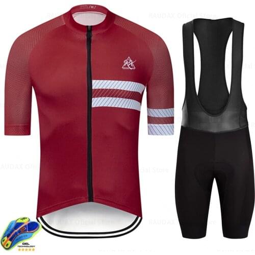 Raudax 2021 Summer Cycling Jersey Breathable MTB Bicycle Cycling Clothing Mountain Bike Wear Clothes Maillot Ropa Ciclismo