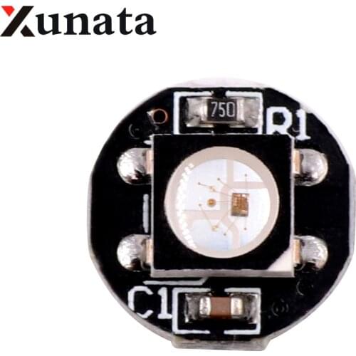 2 - 500pcs WS2812B mini board 5V WS2811 ic built-in SMD 5050 Addressable RGB LED pixels (10mm*3mm) White / black PCB board