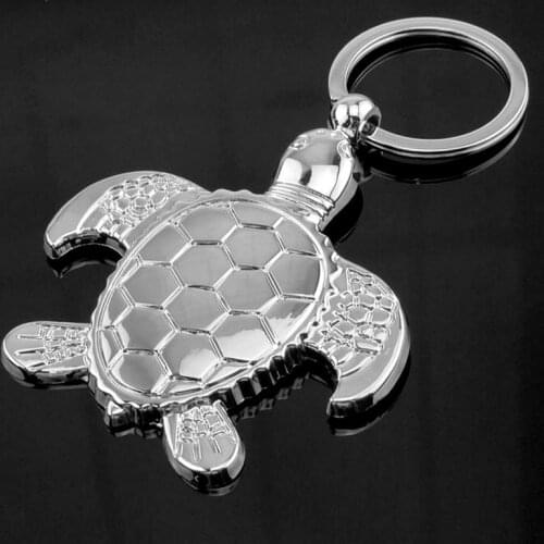 Fashion New Metal Sea Turtle Key Chain For Men Tortoise Keychain Women Bag Car Trinket Gadgets For Men Jewelry Party Friend Gift