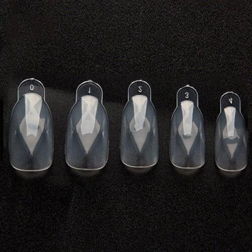 Model Tips Poly Nails Extented UV Gel Tool Finger Made Simple False Nail Forms Manicure Salon Tool Extension Gel Mold 120pcs/set