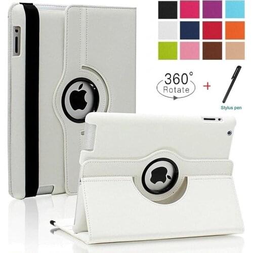 New 2020 For iPad Pro 11 Case Cover 360 Degree PU Rotating Stand Protective holster for iPad 2/3/4 9.7" A1430/A1458/A1460 Cover