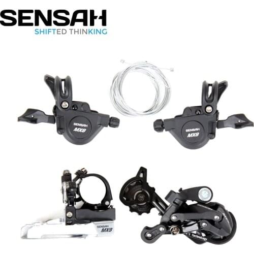 SENSAH MX9 3x9 27 Speed Bicycle Derailleurs Small Kit MTB Groupset Bike Shifter Lever Front & Rear Derailleur