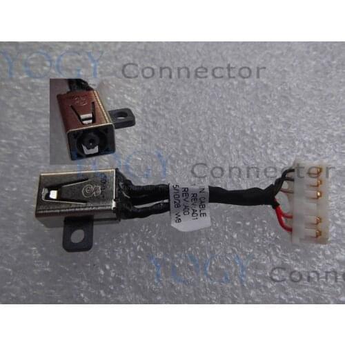 1pcs 450.05J02.0001 Laptop DC power jack with cable fit for DELL 02TWG series dc socket port