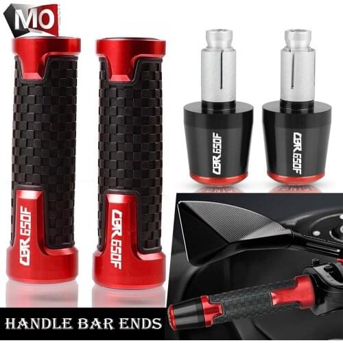 Motorcycle handlebar grips ends 7/8'' 22mm Handle bar grip end For honda CBR650F CB650F CB CBR650 CBR 650 F 650F 2014 2015 2016