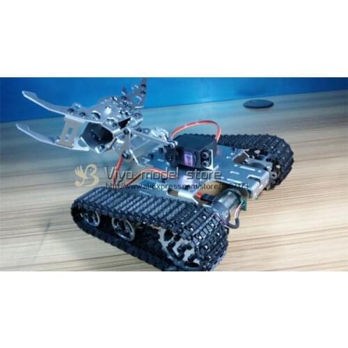 DIY Tracked Robot frame model Big Grapple tank-type robot rack Hall gun