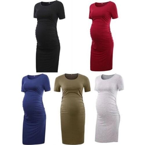 Skkbaby Maternity Short Dresses
