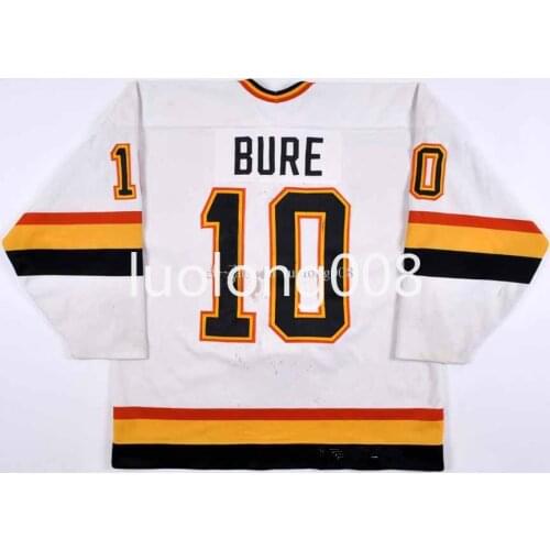 Custom 10 Pavel Bure # Vancouver Hockey Jersey Embroidery Stitched Customize any number and name Jerseys