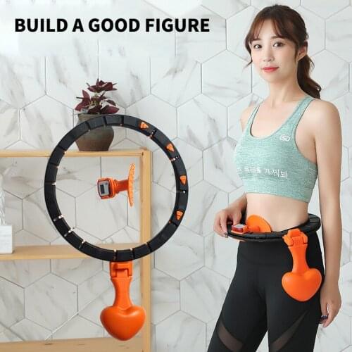 Portable Women Fitness Sport Hoops Detachable Waist Abdomen Exercise Bodybuilding Fitness Equipment Belly Muscle Trainning Tools