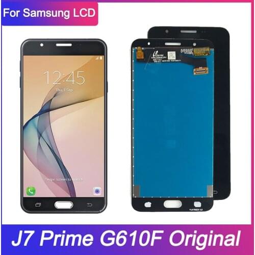 Original LCD For SAMSUNG GALAXY J7 Prime LCD G610 G610F G610M Display Touch Screen Digitizer Assembly Single For GALAXY J7 Prime