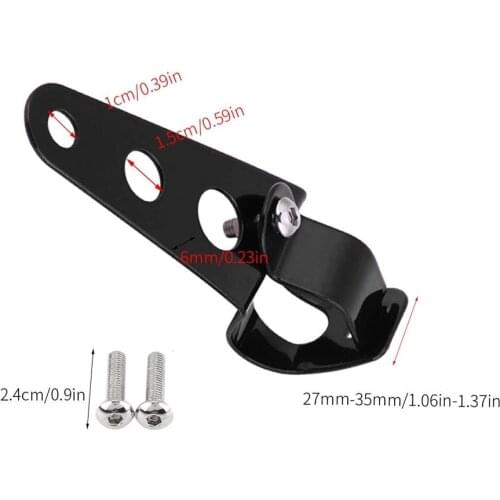 1 Pair Stainless Steel Motorcycle Headlight Bracket Fork Small Mount Stand Support super quality stainless steel material