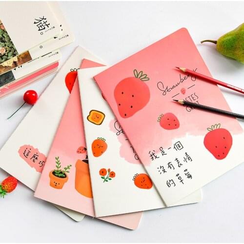 1Pc Korean notebook stationery college student B5 notebook small fresh lovely diary simple creative notebook