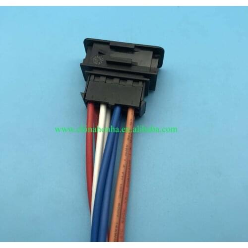 2 pcs 8-Pin 6.3mm automotive wiring harness system connector Male Plug With Terminals 1J0972784 1J0 972 784