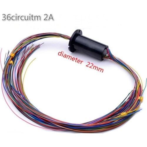 36-way Cap Sliding Ring Radar High Precision Equipment Pan-tai Conductive Sliding Ring Collector Ring